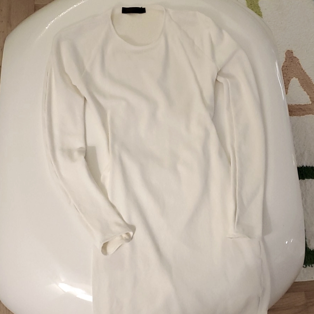 Calvin Klein collection white keyhole back dress